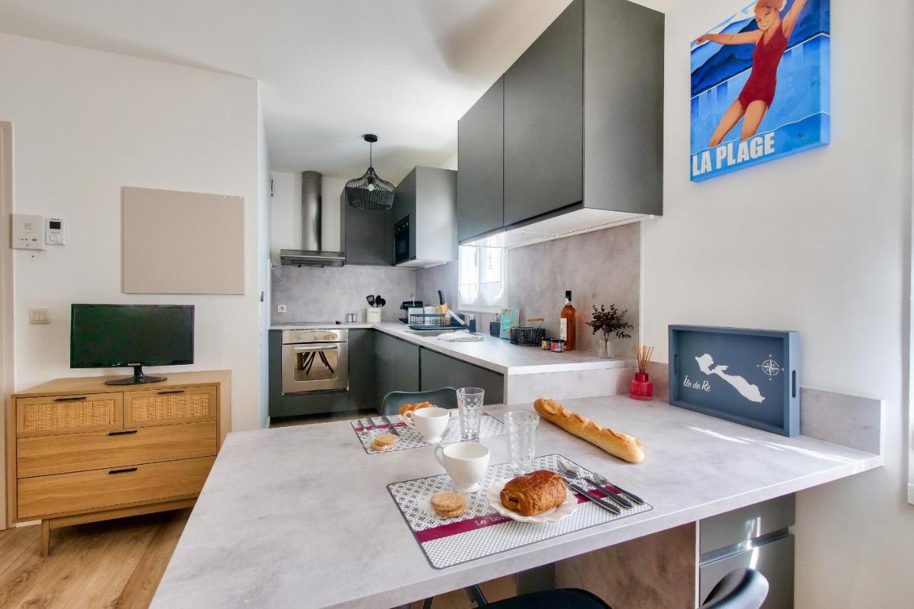 A 150M Du Port De St-Martin-De-Re, Studio Pour 2 سان مارتن دو ر المظهر الخارجي الصورة